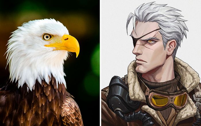 Este artista usa animais como inspiração para criar personagens originais de anime (23 fotos) 10
