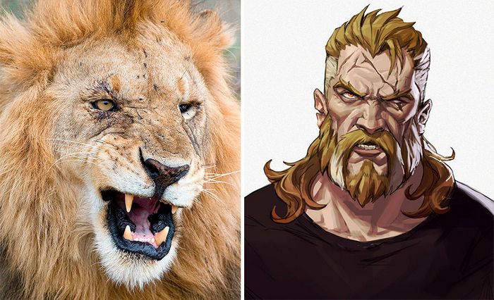 Este artista usa animais como inspiração para criar personagens originais de anime (23 fotos) 14