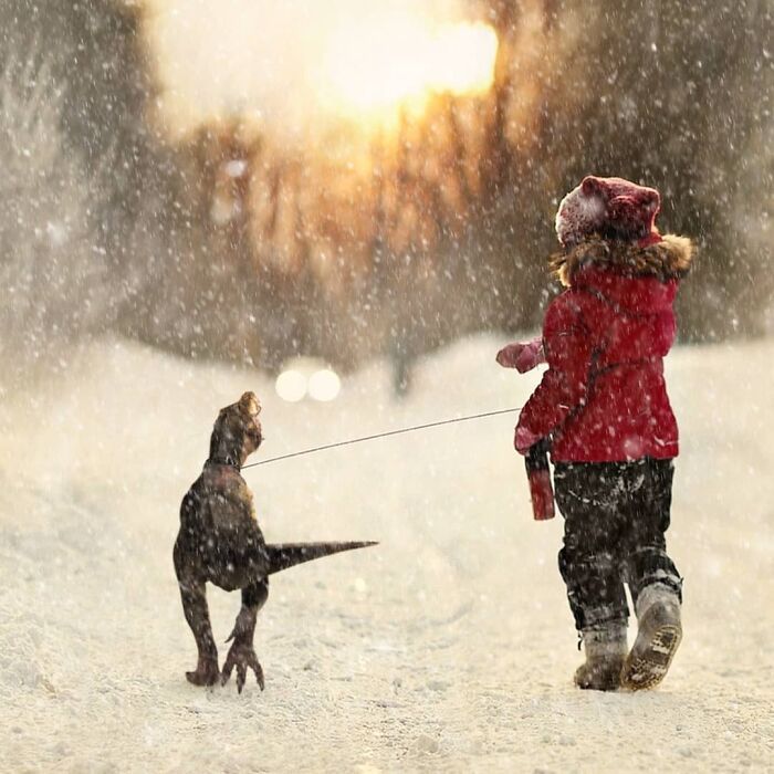 30 montagem de fotos inesperadas com animais gigantes por Vadim Solovyev 3