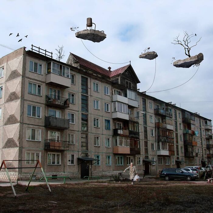 30 montagem de fotos inesperadas com animais gigantes por Vadim Solovyev 24