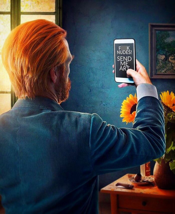 O que acontece quando você combina pinturas famosas e cultura pop (42 fotos) 1