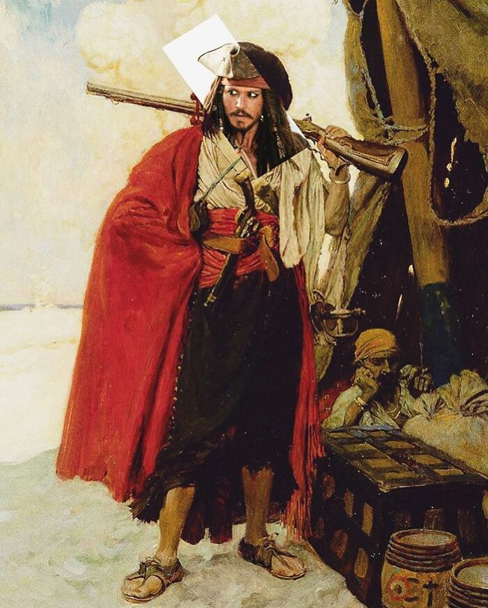 O que acontece quando você combina pinturas famosas e cultura pop (42 fotos) 14