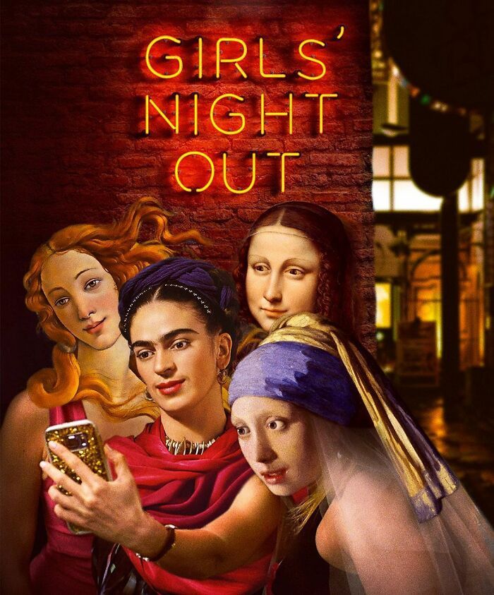 O que acontece quando você combina pinturas famosas e cultura pop (42 fotos) 20