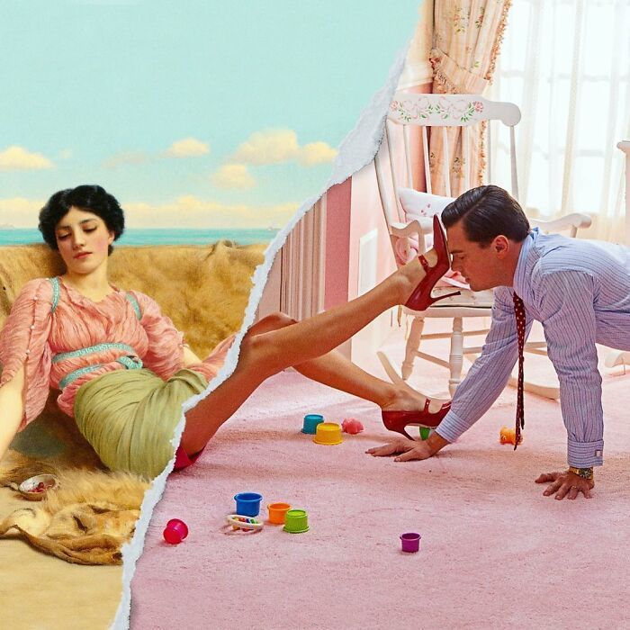 O que acontece quando você combina pinturas famosas e cultura pop (42 fotos) 24