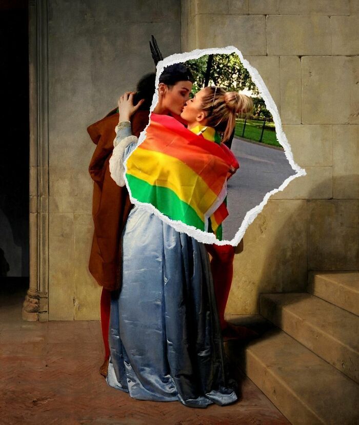 O que acontece quando você combina pinturas famosas e cultura pop (42 fotos) 33