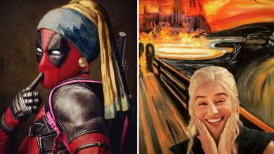 O que acontece quando você combina pinturas famosas e cultura pop (42 fotos) 8