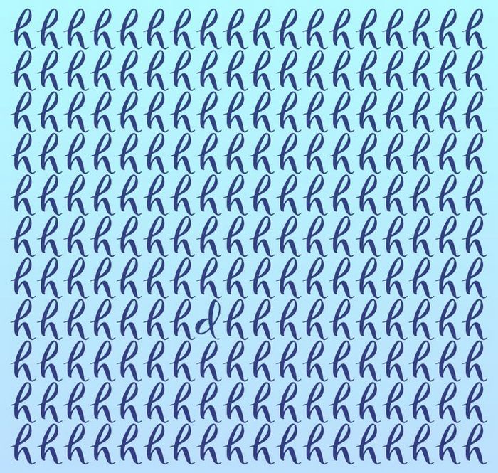 Teste: Encontre a letra diferente em menos de 5 segundos 5