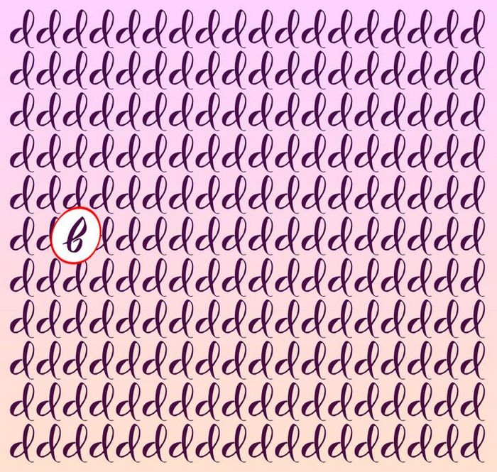 Teste: Encontre a letra diferente em menos de 5 segundos 2