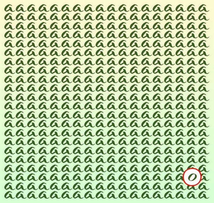 Teste: Encontre a letra diferente em menos de 5 segundos 4