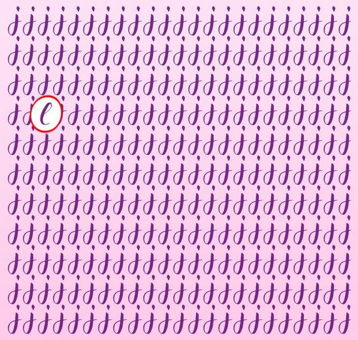 Teste: Encontre a letra diferente em menos de 5 segundos 8