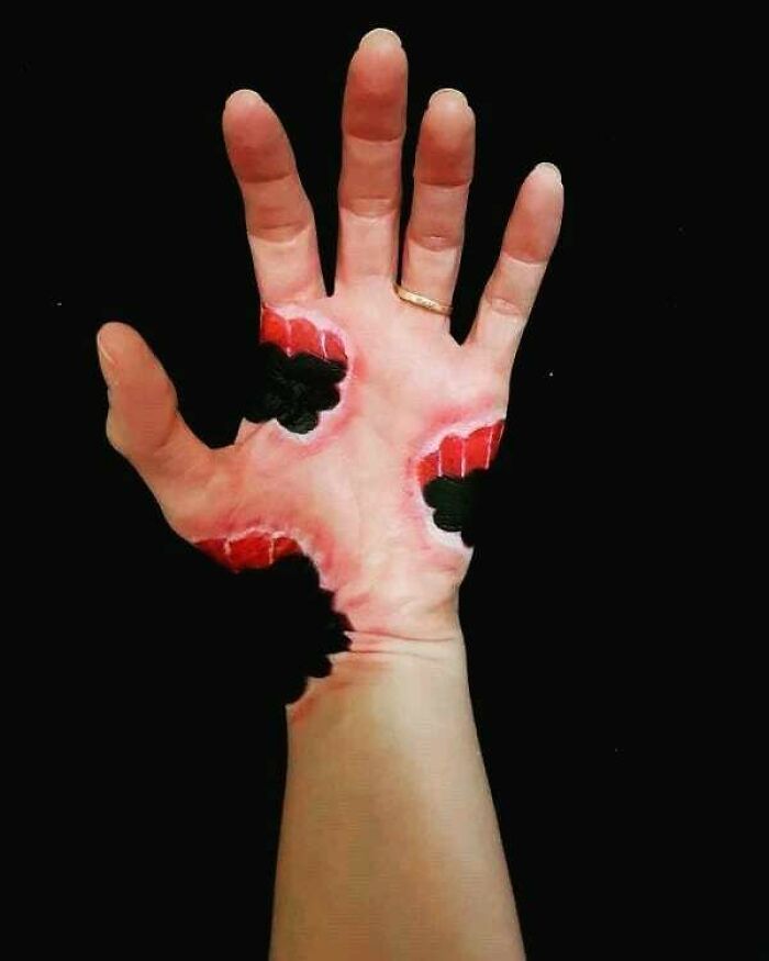 44 transformações com maquiagem: Ilusões de ótica 7