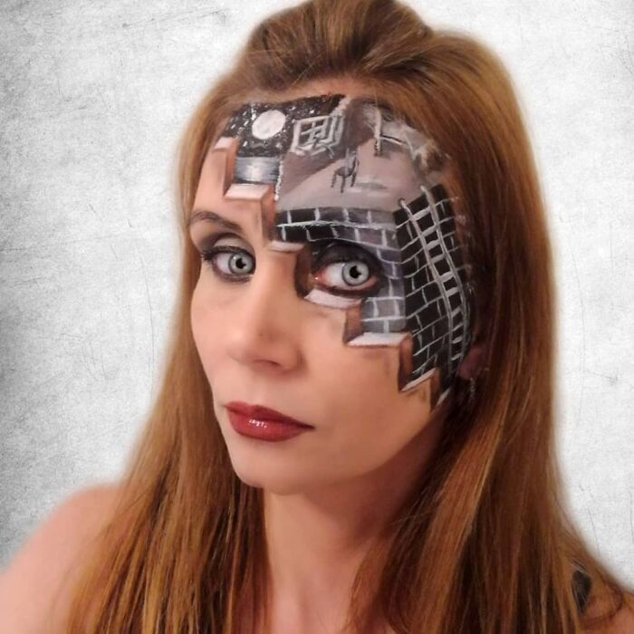 44 transformações com maquiagem: Ilusões de ótica 12