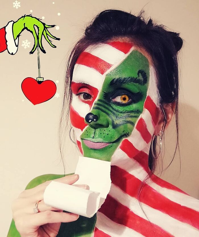 44 transformações com maquiagem: Ilusões de ótica 16