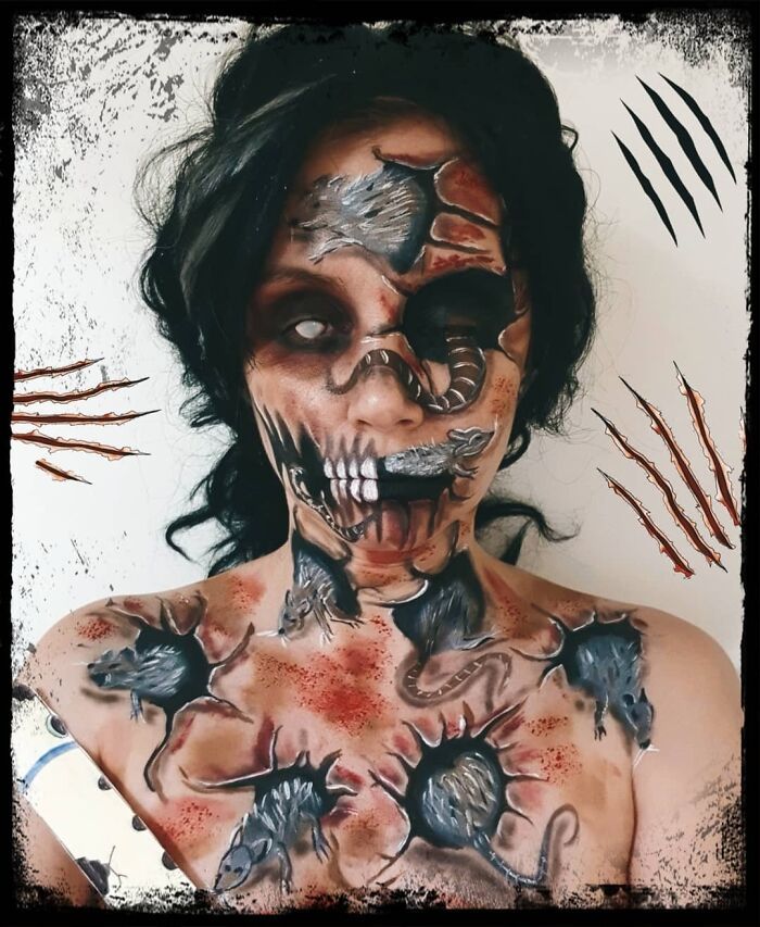 44 transformações com maquiagem: Ilusões de ótica 20