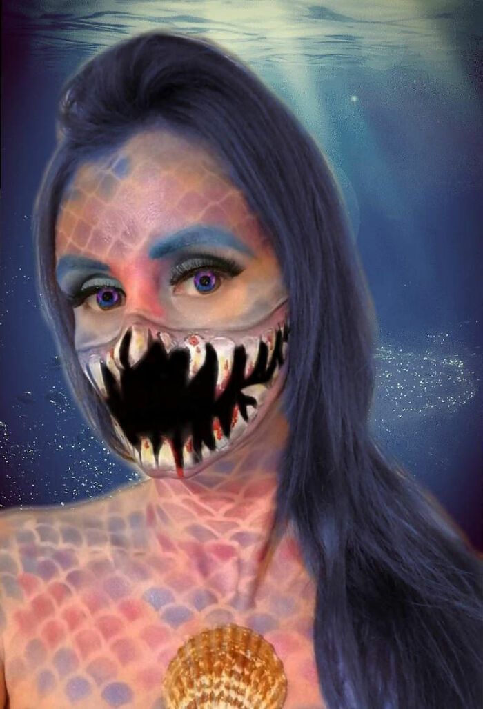 44 transformações com maquiagem: Ilusões de ótica 23