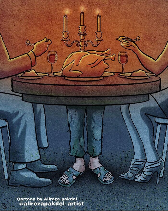 Artista faz duras críticas a sociedade moderna com ilustrações instigantes (40 fotos) 3