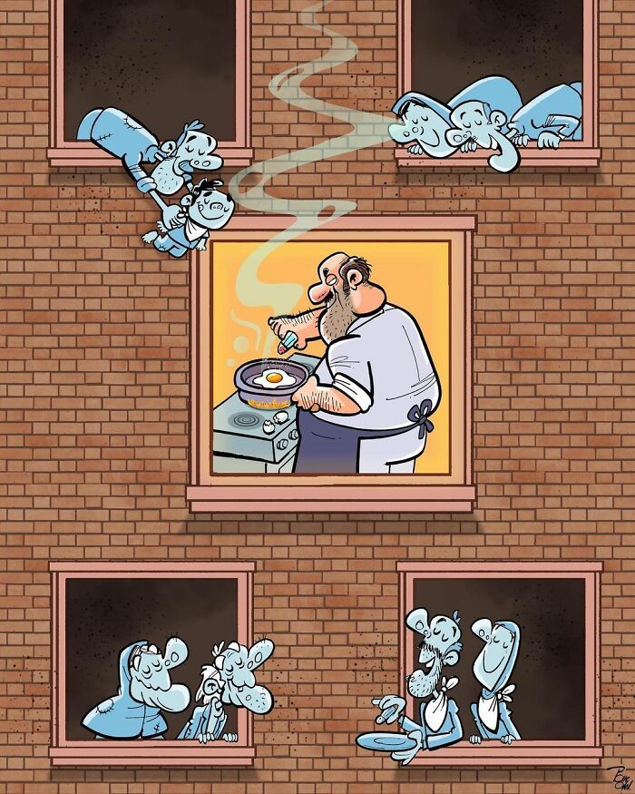 Artista faz duras críticas a sociedade moderna com ilustrações instigantes (40 fotos) 6