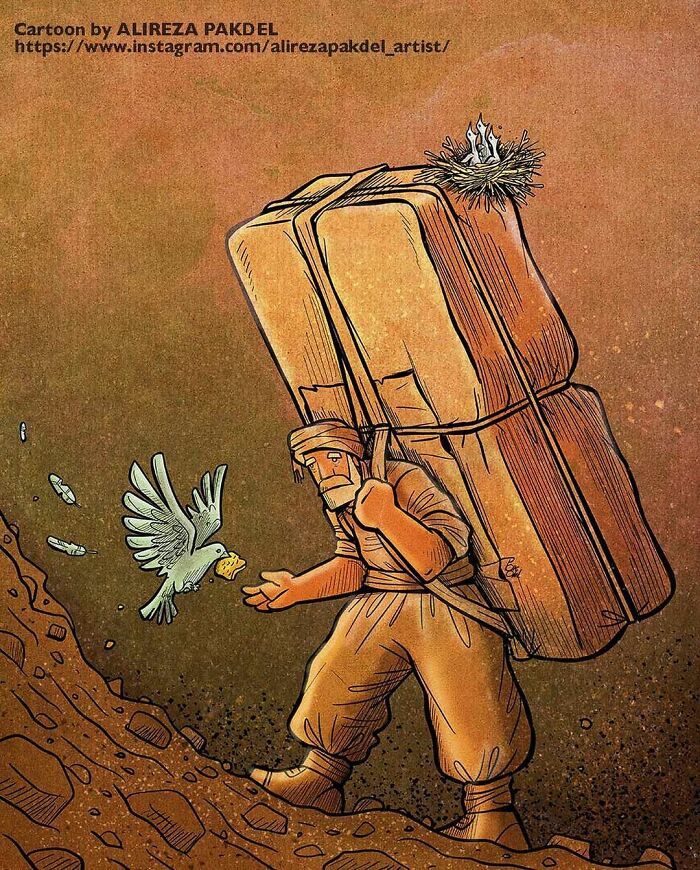 Artista faz duras críticas a sociedade moderna com ilustrações instigantes (40 fotos) 7