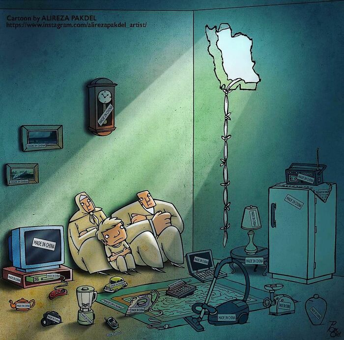 Artista faz duras críticas a sociedade moderna com ilustrações instigantes (40 fotos) 8