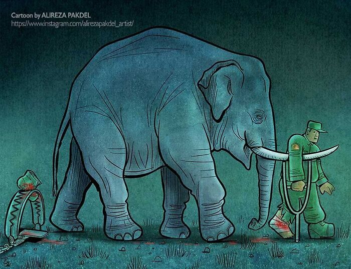 Artista faz duras críticas a sociedade moderna com ilustrações instigantes (40 fotos) 13