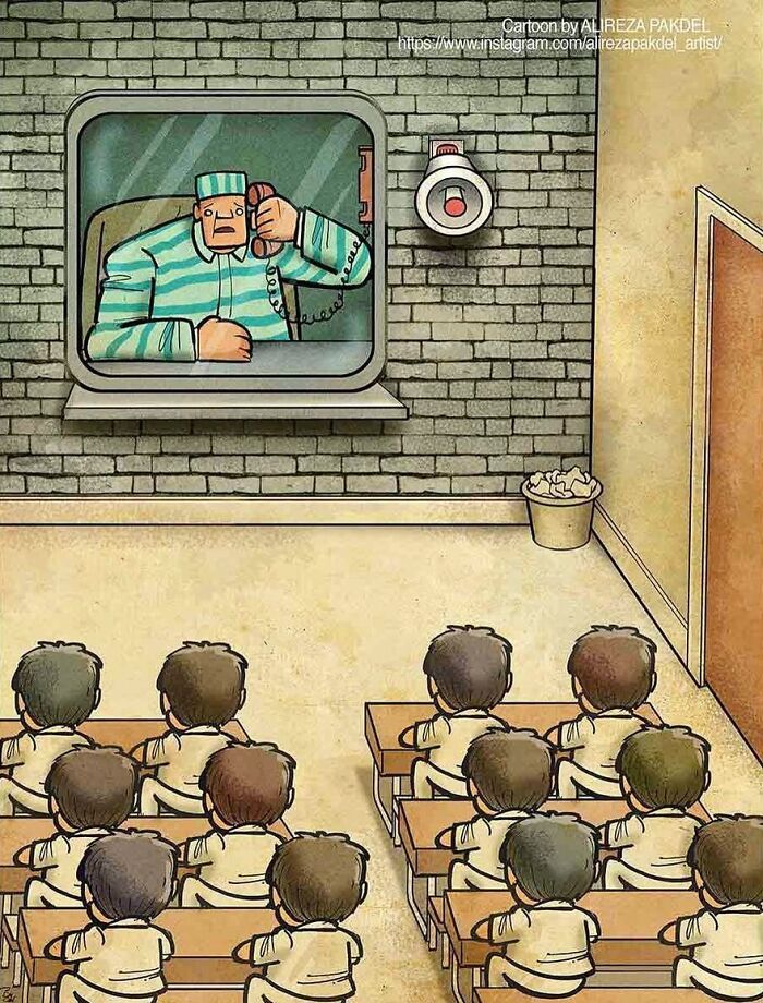 Artista faz duras críticas a sociedade moderna com ilustrações instigantes (40 fotos) 15