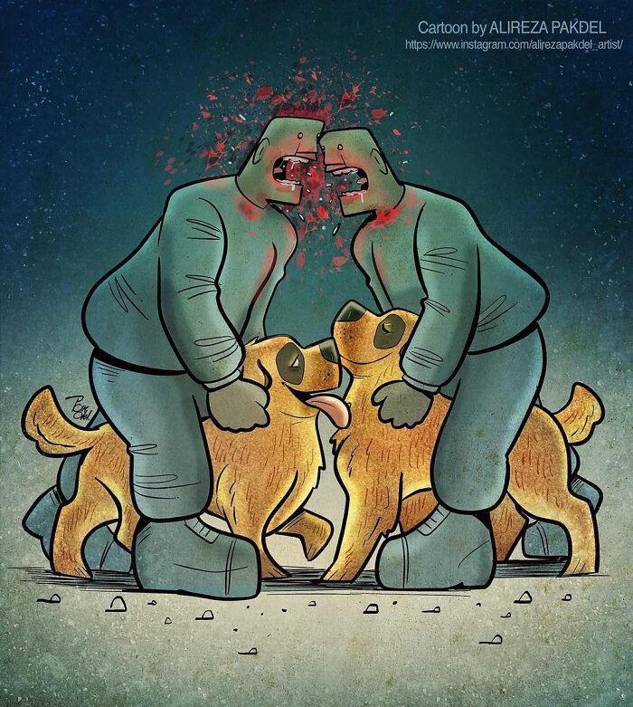 Artista faz duras críticas a sociedade moderna com ilustrações instigantes (40 fotos) 16