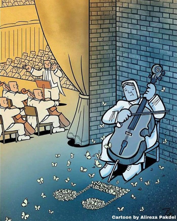 Artista faz duras críticas a sociedade moderna com ilustrações instigantes (40 fotos) 24