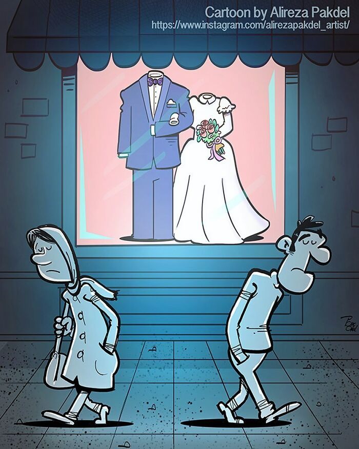 Artista faz duras críticas a sociedade moderna com ilustrações instigantes (40 fotos) 26