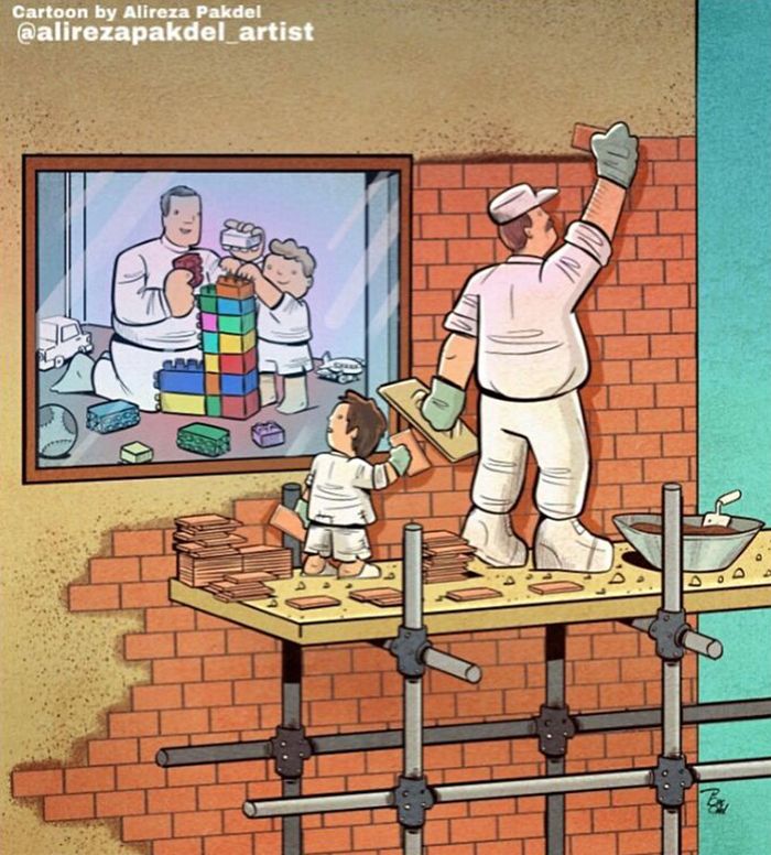 Artista faz duras críticas a sociedade moderna com ilustrações instigantes (40 fotos) 32