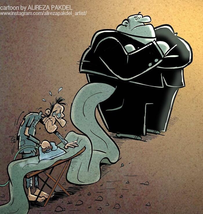 Artista faz duras críticas a sociedade moderna com ilustrações instigantes (40 fotos) 35