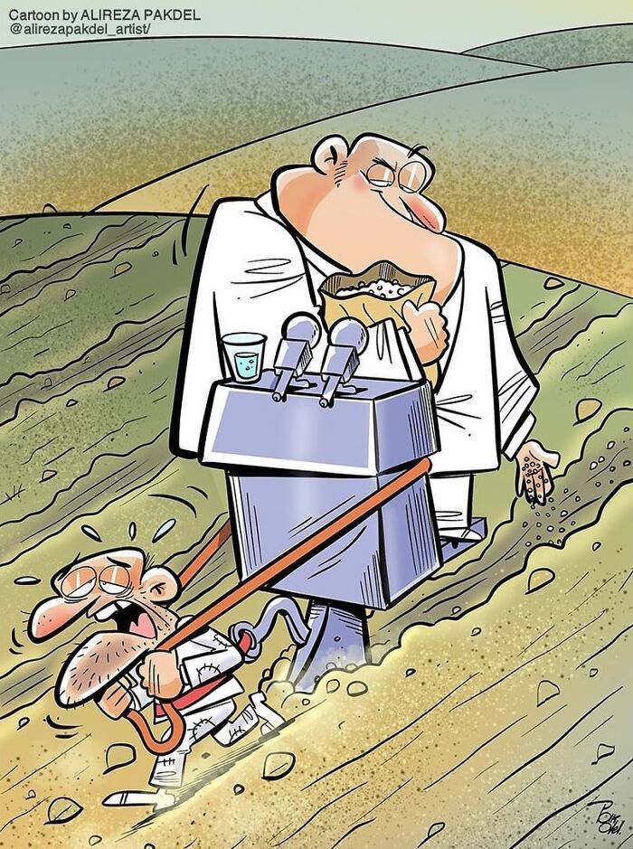 Artista faz duras críticas a sociedade moderna com ilustrações instigantes (40 fotos) 39