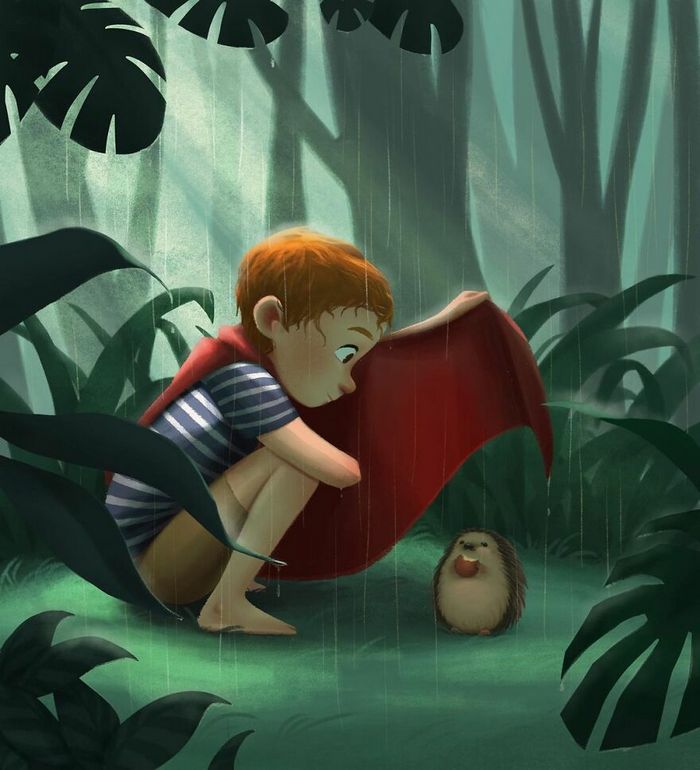 Artista ilustra fazer qualquer coisa com animais por perto é muito melhor (29 fotos) 6