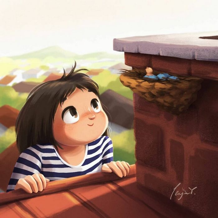 Artista ilustra fazer qualquer coisa com animais por perto é muito melhor (29 fotos) 13