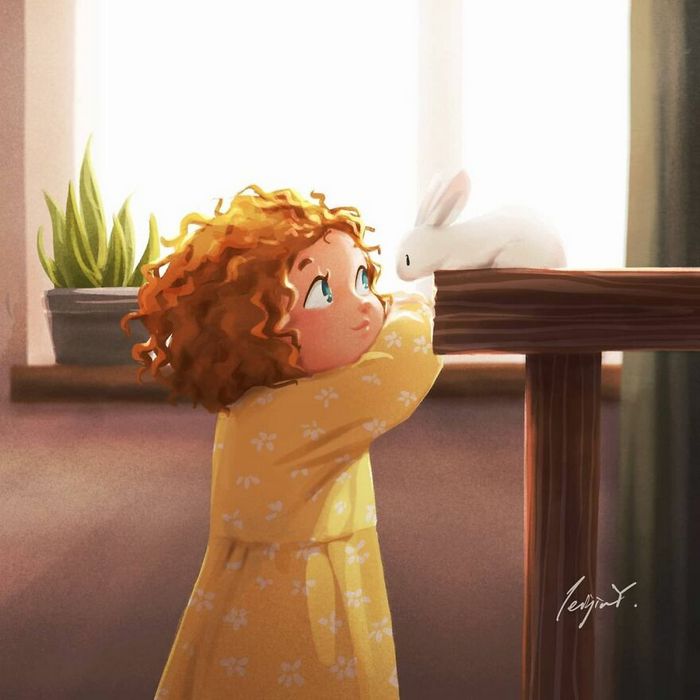 Artista ilustra fazer qualquer coisa com animais por perto é muito melhor (29 fotos) 25