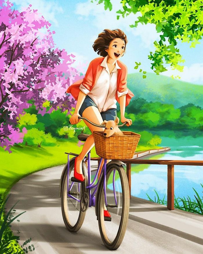 Artista ilustra fazer qualquer coisa com animais por perto é muito melhor (29 fotos) 28