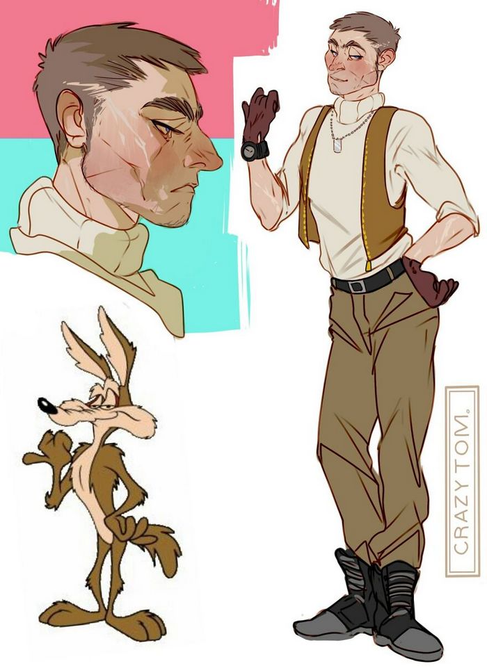 Artista transforma personagens de desenho animado em humanos (36 fotos) 3