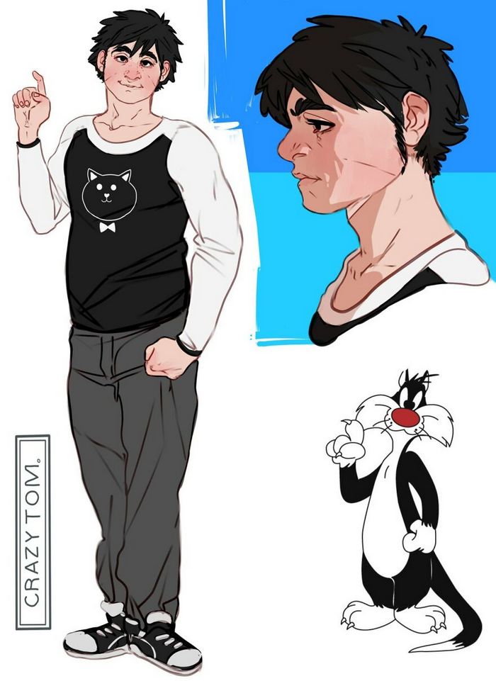 Artista transforma personagens de desenho animado em humanos (36 fotos) 4