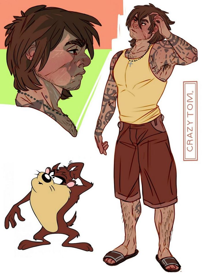 Artista transforma personagens de desenho animado em humanos (36 fotos) 11