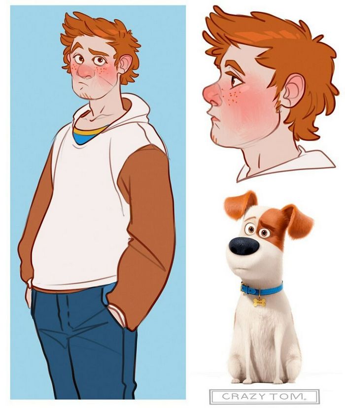 Artista transforma personagens de desenho animado em humanos (36 fotos) 12