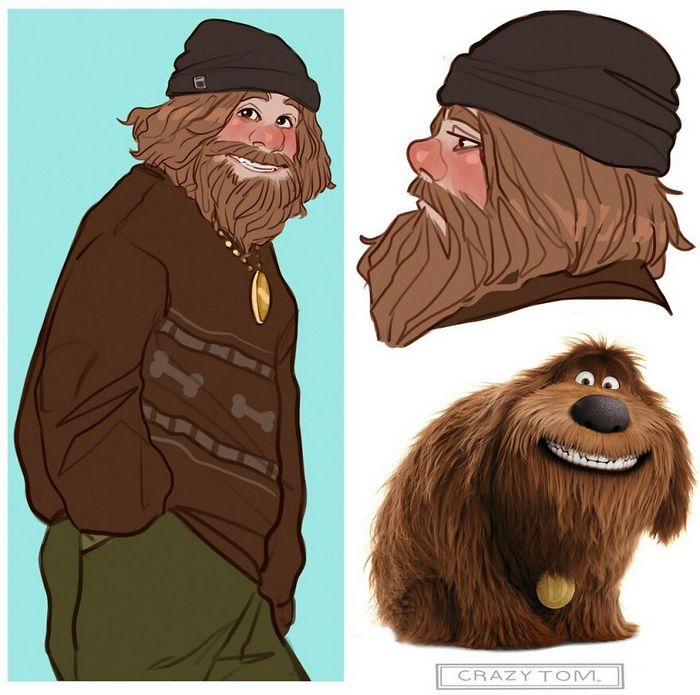 Artista transforma personagens de desenho animado em humanos (36 fotos) 13