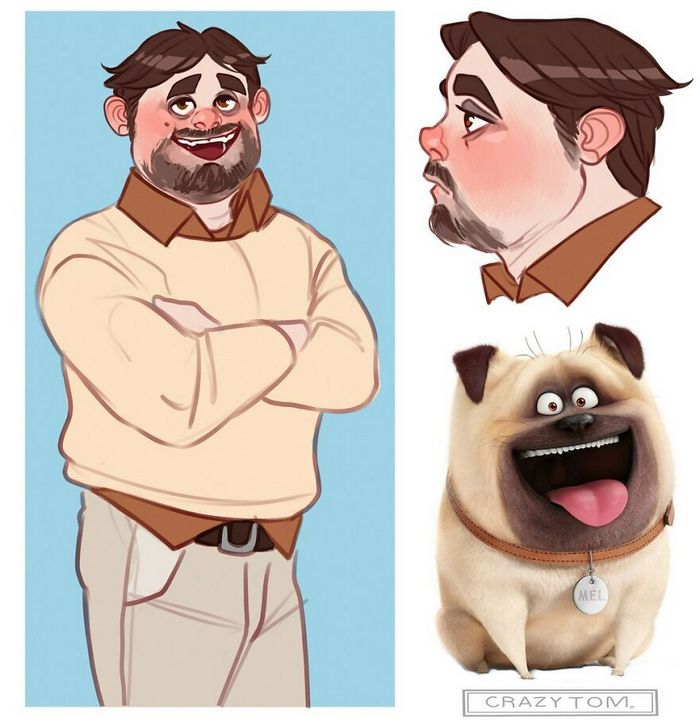 Artista transforma personagens de desenho animado em humanos (36 fotos) 17