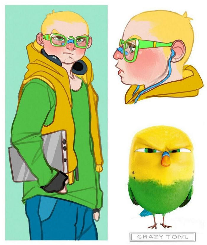Artista transforma personagens de desenho animado em humanos (36 fotos) 19