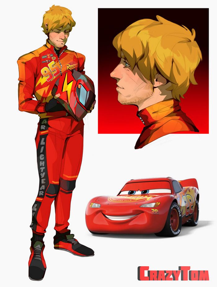 Artista transforma personagens de desenho animado em humanos (36 fotos) 20