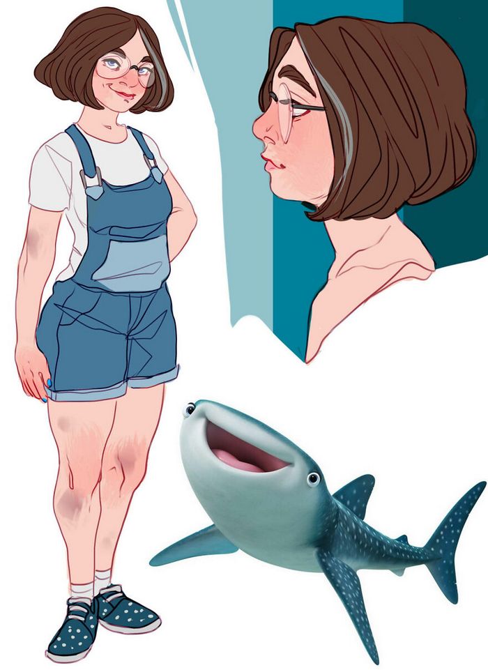 Artista transforma personagens de desenho animado em humanos (36 fotos) 23