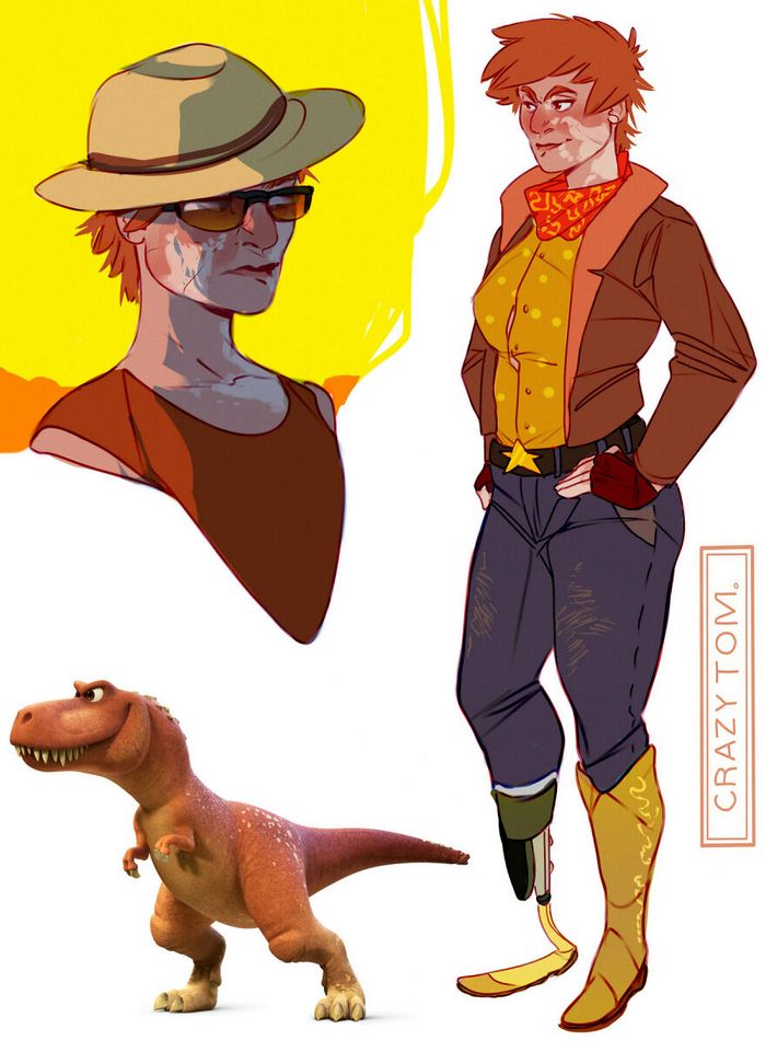 Artista transforma personagens de desenho animado em humanos (36 fotos) 25