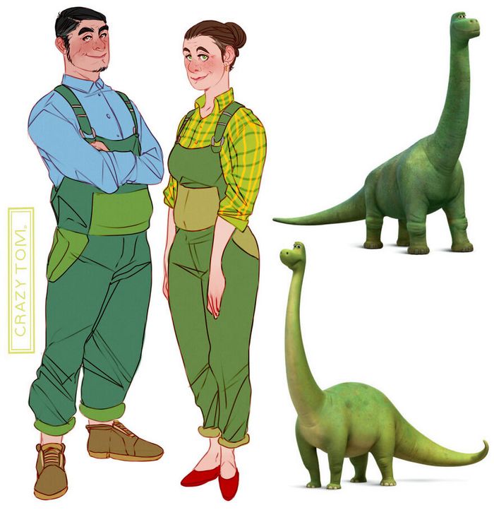 Artista transforma personagens de desenho animado em humanos (36 fotos) 31