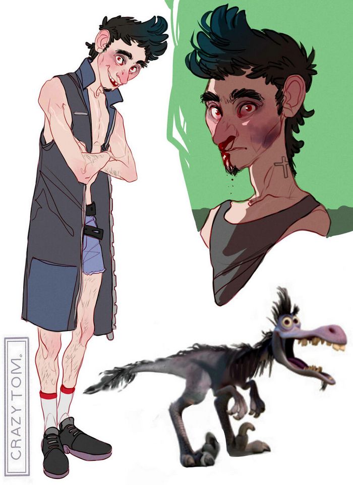 Artista transforma personagens de desenho animado em humanos (36 fotos) 35