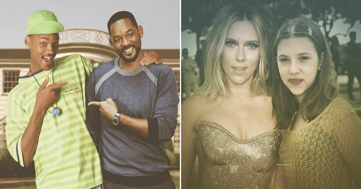 42 celebridades lado a lado com seus eus mais jovens