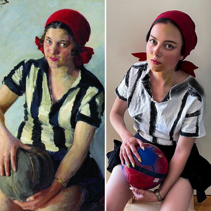 Crítica de arte recria 42 pinturas e figuras famosas da cultura pop em seus cosplays 2