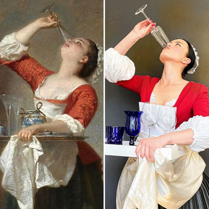 Crítica de arte recria 42 pinturas e figuras famosas da cultura pop em seus cosplays 3